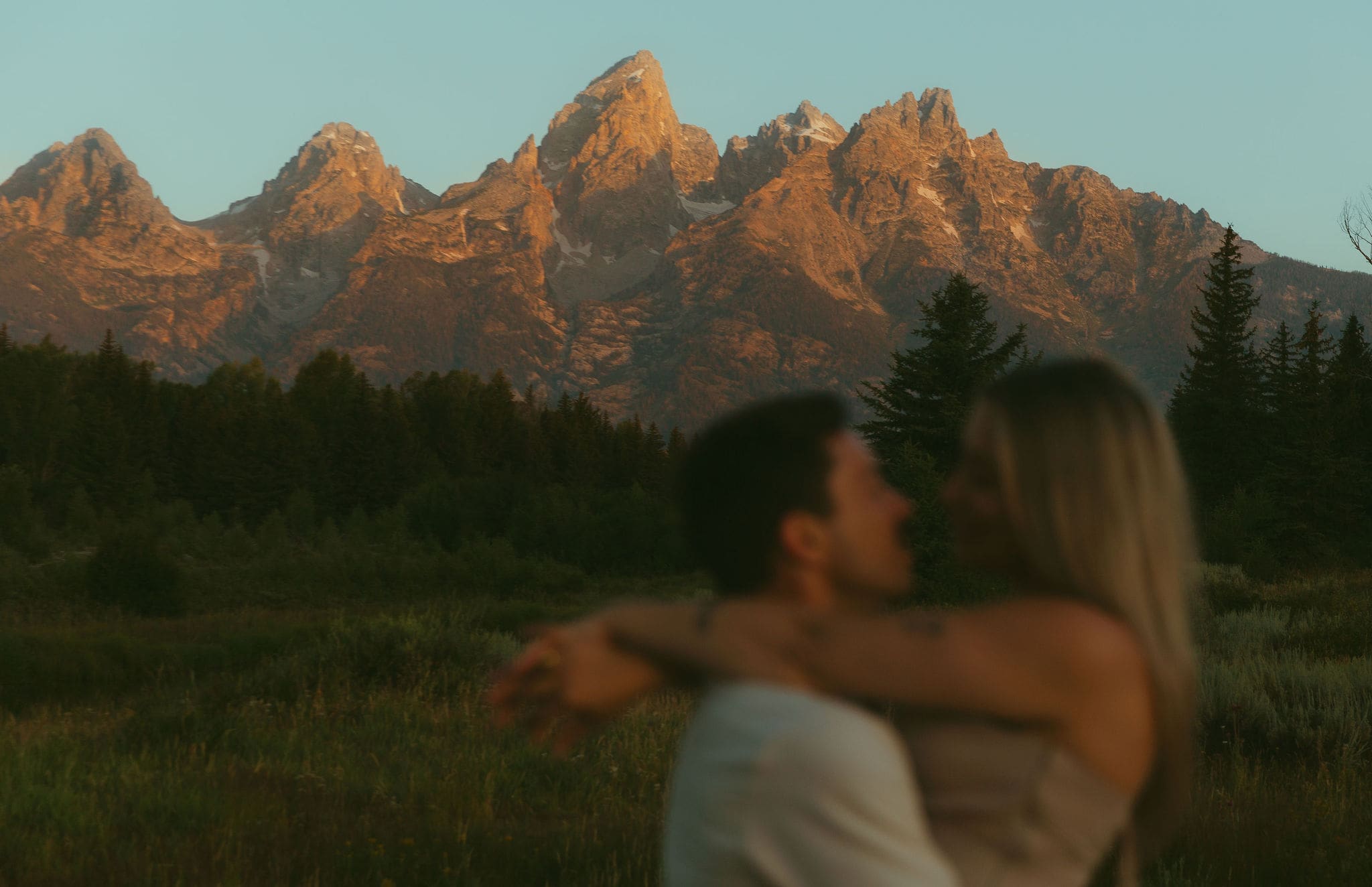 Sunrise at Schwabacher Landing